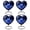 Blue Deer, variant on Ocean Turtle Cremation Urns for Adults Humans, Urn for Ashes Adult Male, Adult Urns for Human Ashes Women, Urn for Ashes Keepsake, Small Cremation Urns for Ashes(Size - 3inch, 2 Pcs)