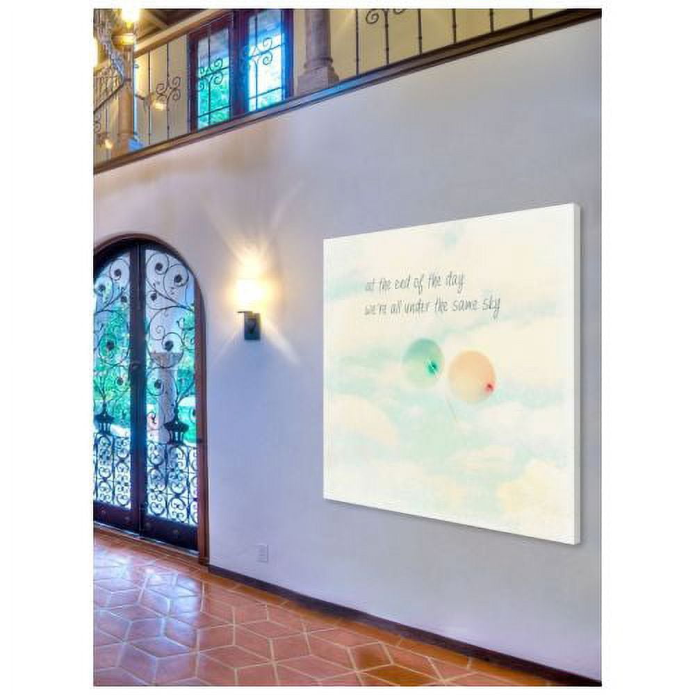 "At the End of the Day" Painting Print on Wrapped Canvas