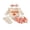 Khaki, variant on RUINIXCW Baby Girls Thanksgiving Outfit Fashion Long Sleeve Pumpkin Embroidery Romper with Skort, Headband, Stockings 4Pcs Set