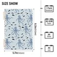 thumbnail image 2 of FORMRS 1-Subject Spiral Notebook 8" x 5" College Ruled 60 Refillable Sheet A5 Hard Cover, 2 Pack, Blue Octopus Pattern, 2 of 7