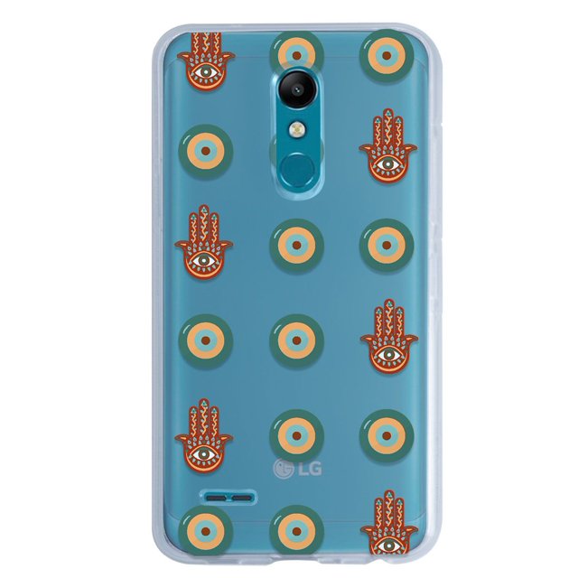 Funda para LG K11 K10 2018 InstaCase Protector Antigolpes Ojo Turco y Manos