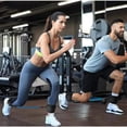 thumbnail image 5 of GOGO 1Pc Strength Training Ankle Strap for Cable Machines, Adjustable Leg Wrist D-Ring Gym Fitness Cuff, Red, 5 of 5