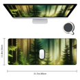 thumbnail image 2 of nygtbtfer Natural Scenery Forest Custom Design, Square Waterproof Non-Slip Rubber Base MousePads for Office Laptop, 31.5x11.8 in, 2 of 6