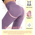 thumbnail image 3 of RUNNING GIRL Women Butt Lift Seamless Yoga Leggings High Waisted Workout Pants L, 3 of 6
