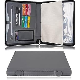 Abc Life Zipper Binder With 8 Insertable Plastic Dividers Document