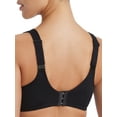 thumbnail image 2 of Women's Vanity Fair 78050 2-Ply High Impact Underwire Sports Bra (Midnight Black 42DDD), 2 of 2