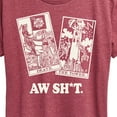 thumbnail image 3 of Instant Message - Aw Sh Tarot - Women's Short Sleeve Graphic T-Shirt, 3 of 6