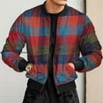 thumbnail image 2 of Vedolay Men's Jacket Fall Men Casual Long Sleeve Cardigan Red,2XL, 2 of 5