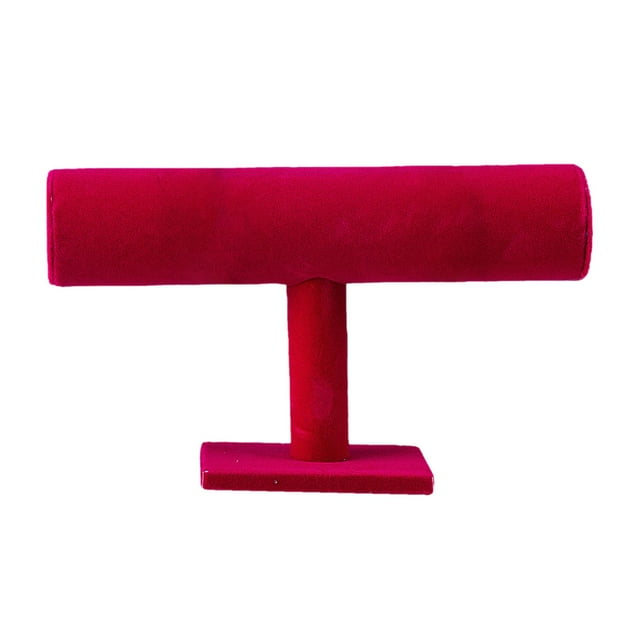 Jewelry Bracelet Display Stand Jewelry Organization Bracelet Storage Rack Bangle Rose Red