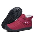 thumbnail image 2 of AUXDIQ Winter Boots Mens Womens Ankle Walking Boots Warm Fur Lined Booties Outdoor Snow Boots, 2 of 5