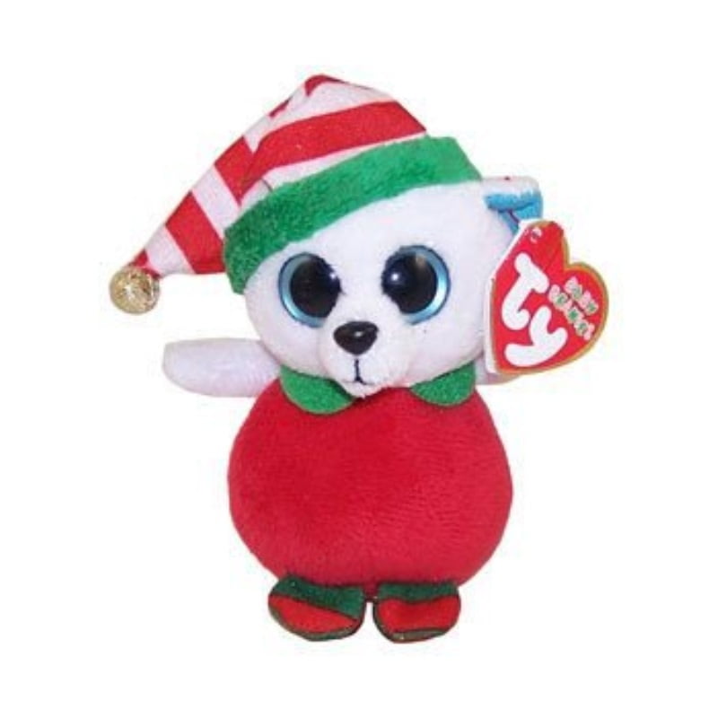 Christmas TY Miniature Baby Beanie ICECAPS the Polar Bear - Walmart.com