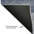 thumbnail image 3 of Addison Rugs Mayfield Washable Transitional Art Deco Blue Rectangle Rug, 9' x 12', 3 of 6