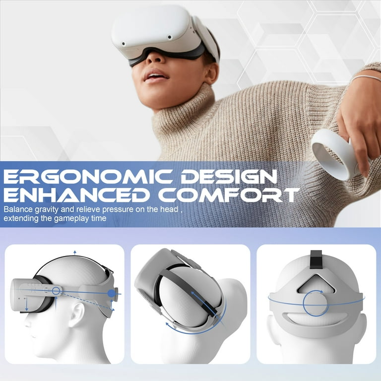 HARU　エキスパローコフレ×2 Orzero Adjustable Strap for Oculus Quest 2, Elite Strap