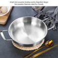 thumbnail image 6 of Ramen Pot Binaural Heating Evenly Noodle Pot Steel Color  Korean Ramen Pot for Spaghetti Soup Porridge Noodle, 6 of 21