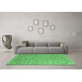 thumbnail image 3 of Ahgly Company Indoor Rectangle Abstract Emerald Green Contemporary Area Rugs, 6' x 9', 3 of 4