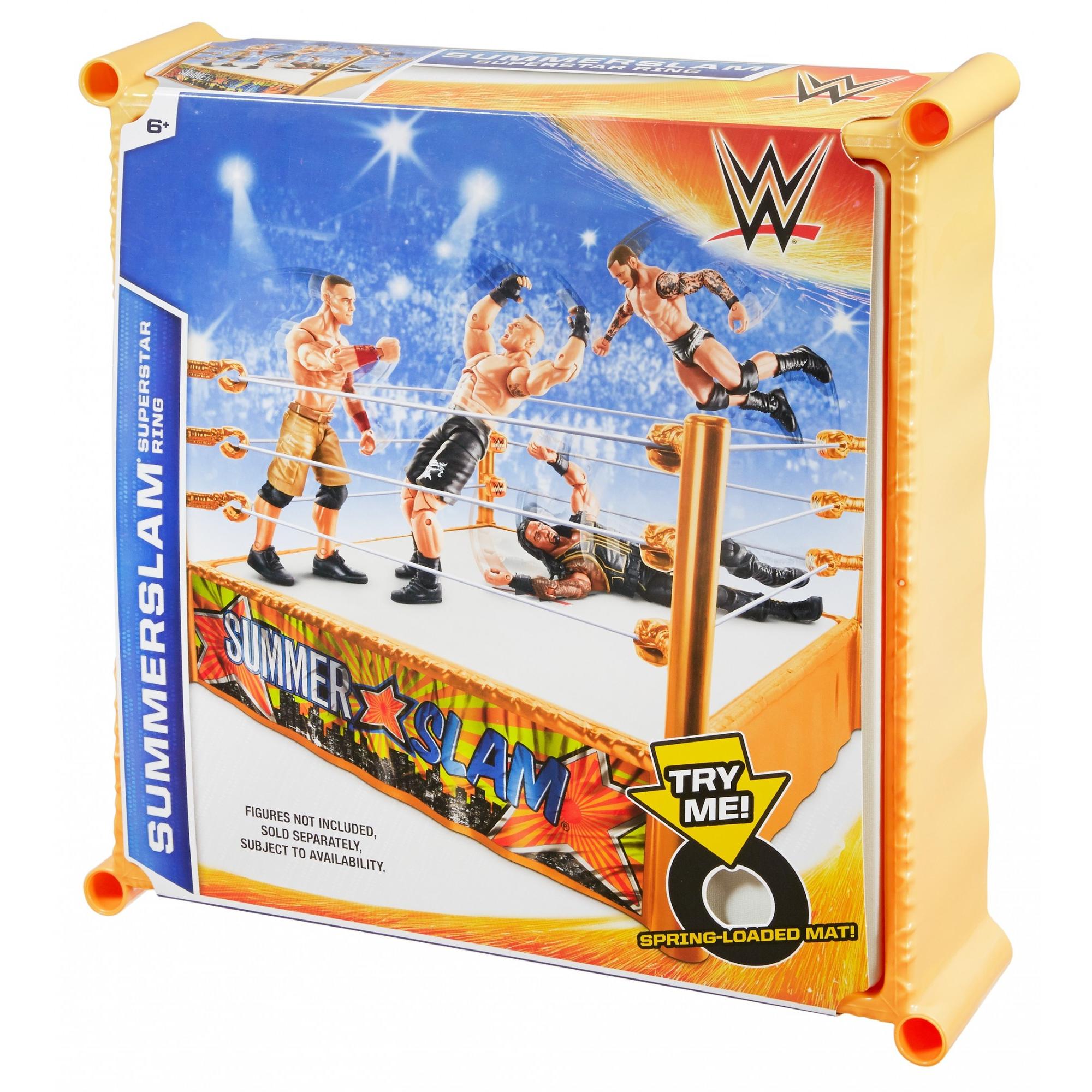 WWE SummerSlam 14" Across Ring with Ropes & Spring-Loaded Mat - image 3 of 3