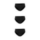 thumbnail image 2 of Qarigey calzoncillos traje de baño transpirable bikinis fondos trajes de baño período absorbente bragas de talle alto bañador mujer negro / Type1 NO1, 2 of 6
