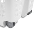thumbnail image 4 of Sterilite 1.75 Bushel Ultra™ Wheeled Laundry Basket White Case of 4, 4 of 7