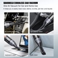 thumbnail image 3 of Aspirador de mano para coche Aspirador inalámbrico Potente ciclón Succión 120W USB, 3 of 8