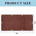 thumbnail image 3 of Dark Brown Fluorescent Light Covers, Vintage Country Monochrome Chocolate Color Magnetic Light Covers for Ceiling Lights, Fluorescent Ceiling Shade Filters for Classroom Bedroom Office 4x2Ft x 1PCS, 3 of 8