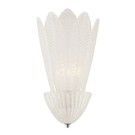 Eurofase Lighting Crystal Sconce - Eurofase Pratolina 12.25-In W 1-Light Pocket Wall Sconce 25715-019