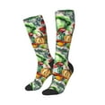 thumbnail image 2 of Balery Vegan1 Printed Novelty Socks Men's Women's Crew Socks Sports Socks Knee High Socks Cotton Socks Quirky and Cool Socks, 2 of 9