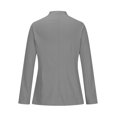thumbnail image 5 of tklpehg Casual Blazer for Women Coats Bussiness Casual Blazers Slim Fitting Button Jacket cardigan Leisure Fall Coat Long Sleeve Overcoat Solid Color Outwear Gray XL, 5 of 6