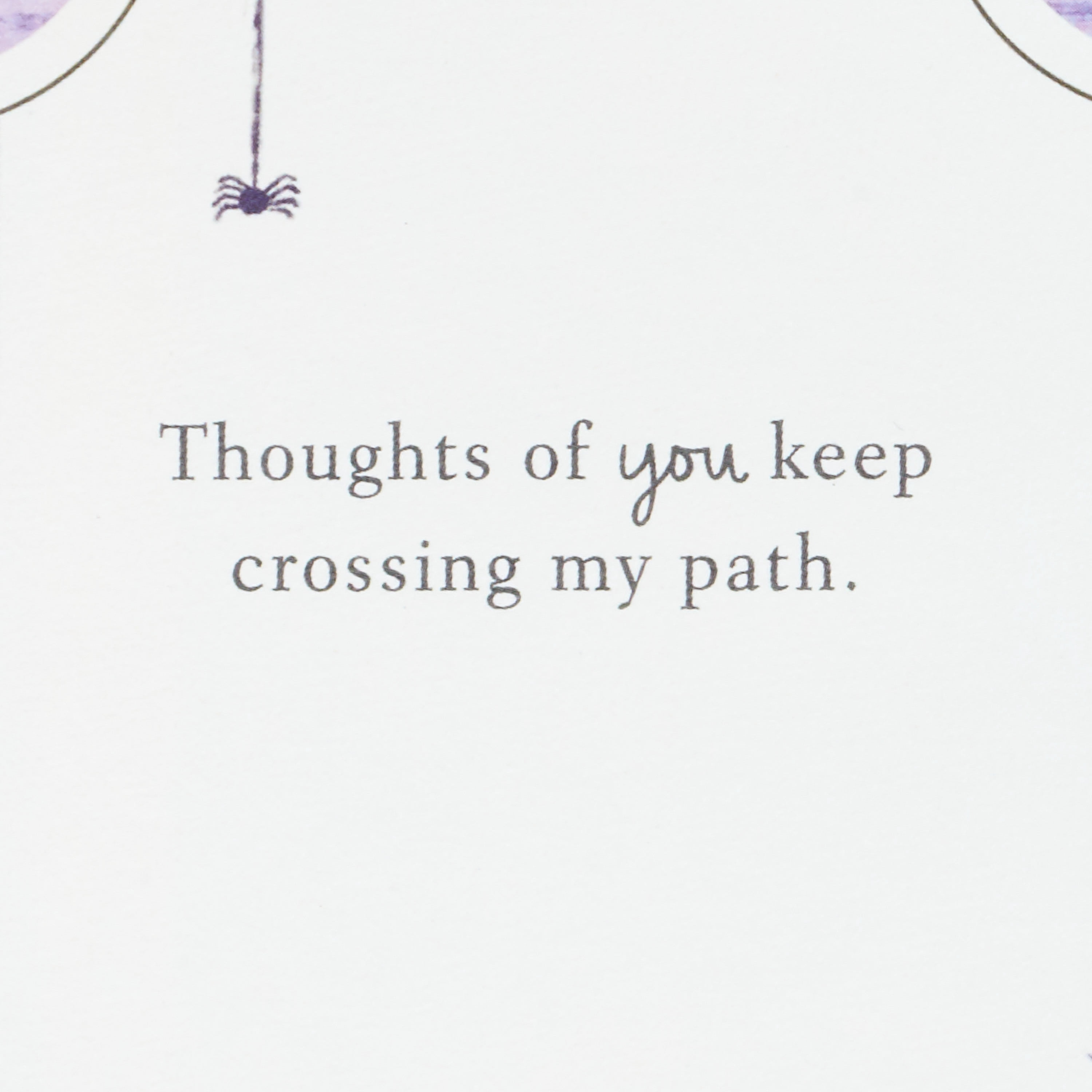 Hallmark 3D Pop-up Halloween Greeting Card (Thoughts of You Keep Crossing My Path)