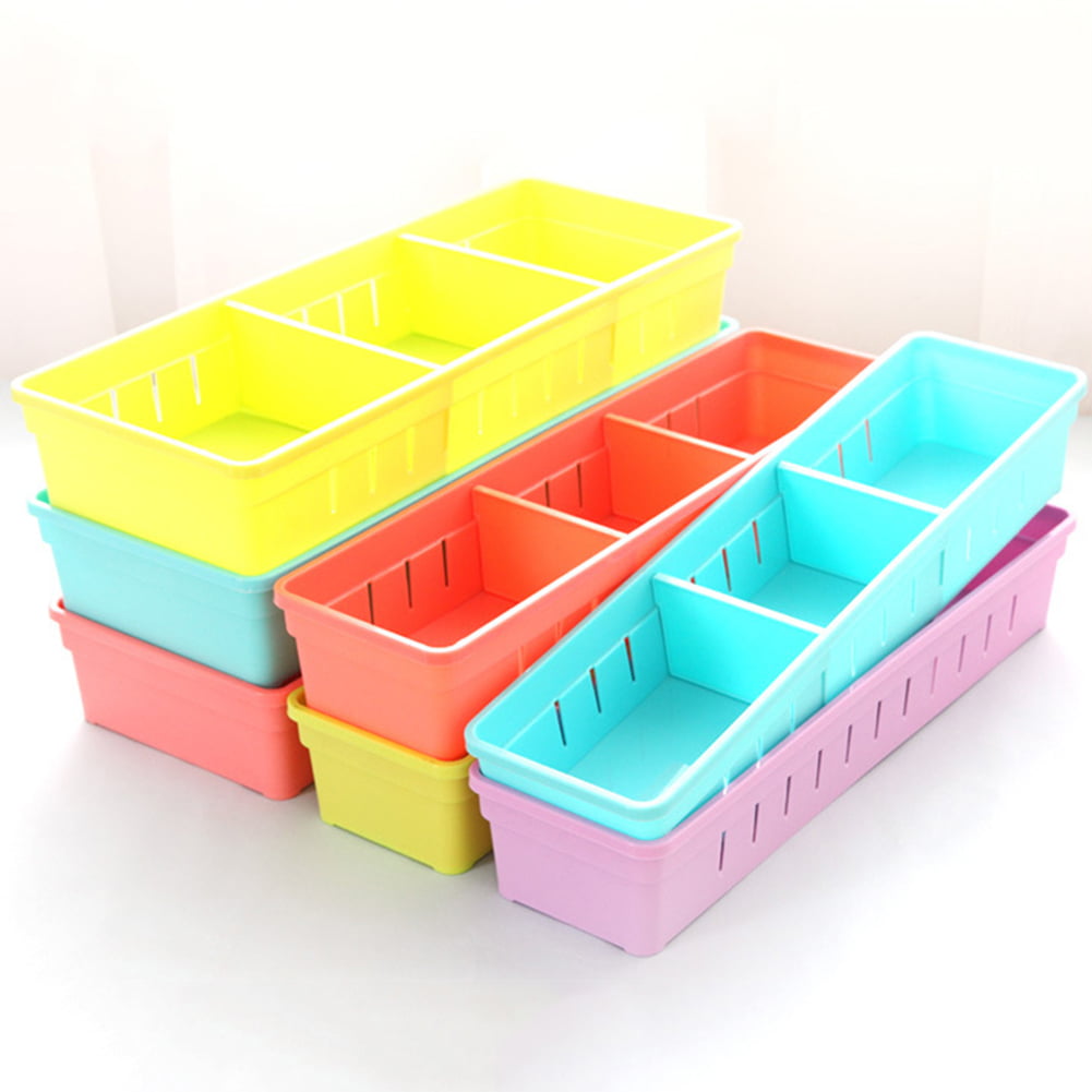 Home Kitchen Adjustable New Drawer Organizer Board Divider Makeup Storage Boxes
