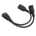 thumbnail image 1 of IEC320 C20 To 5 20R 5 20R Power Cable, IEC320 C20 Y Splitter Power Cord Standard Heavy Duty US Plug 125-250V PVC Cover  For Scanner For LED For HDTV, 1 of 8
