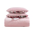 thumbnail image 2 of Betsey Johnson Velvet Solid Sea Pink Twin Comforter Set, Cozy Bedding with Shams, Machine Washable, 2 of 8