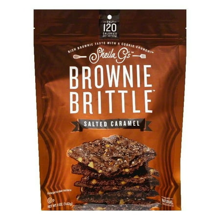 Kosher Brownie - Sheila G's Salted Caramel Brownie Brittle, 5 oz