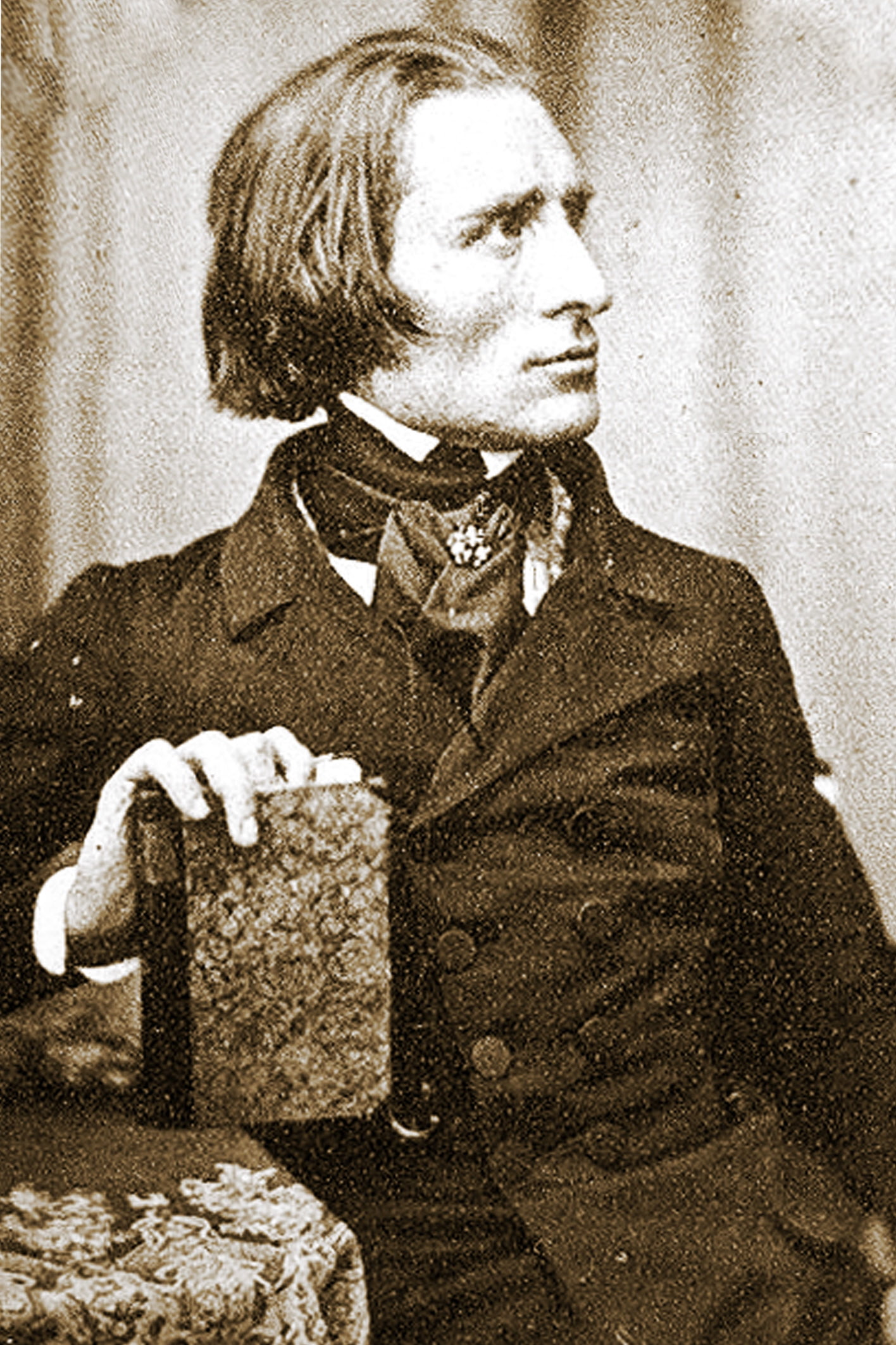 24x36 gallery poster, Earliest known photograph of Franz Liszt (1843