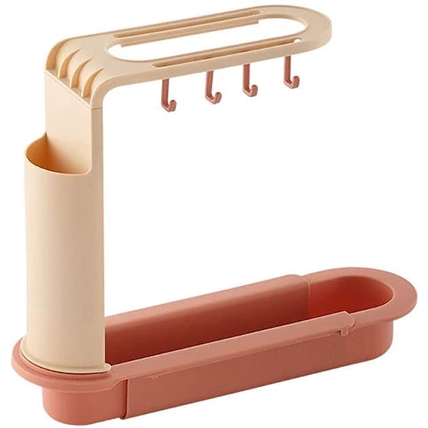 Para Fregadero, Soporte Para Estante De Fregadero, Escurridor De Almacenamiento Extensible Para Escurridor De Jabón De Esponja, Soporte Para Fregadero, Bandeja Para El Hogar sonducket HA045171-04