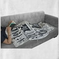 thumbnail image 6 of I Love You Soft Flannel Fleece Blanket, Celestial Love My Other Half Floating at top of Cloud Never Let Go Concept, Cozy Plush for Indoor and Outdoor Use, 60" x 80", Blue Grey White, by Ambesonne, 6 of 6