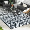 thumbnail image 4 of Canddidliike Carpet RV Camping Rugs with Carry Bag, 9' x 18' Reversible Outdoor Rug, Black & White, 4 of 11