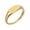 Gold, variant on Women's Angel Number Ring Stainless Steel Gold Plated 11:11 Oval Signet Engagement Wedding Band Promise Jewelry Gold Size 7