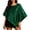 Green, variant on Women Sequin Shawl Poncho Shrug Y2k Sleeveless Shawl Bolero Tops Trendy Asymmetric Hem Cover Ups