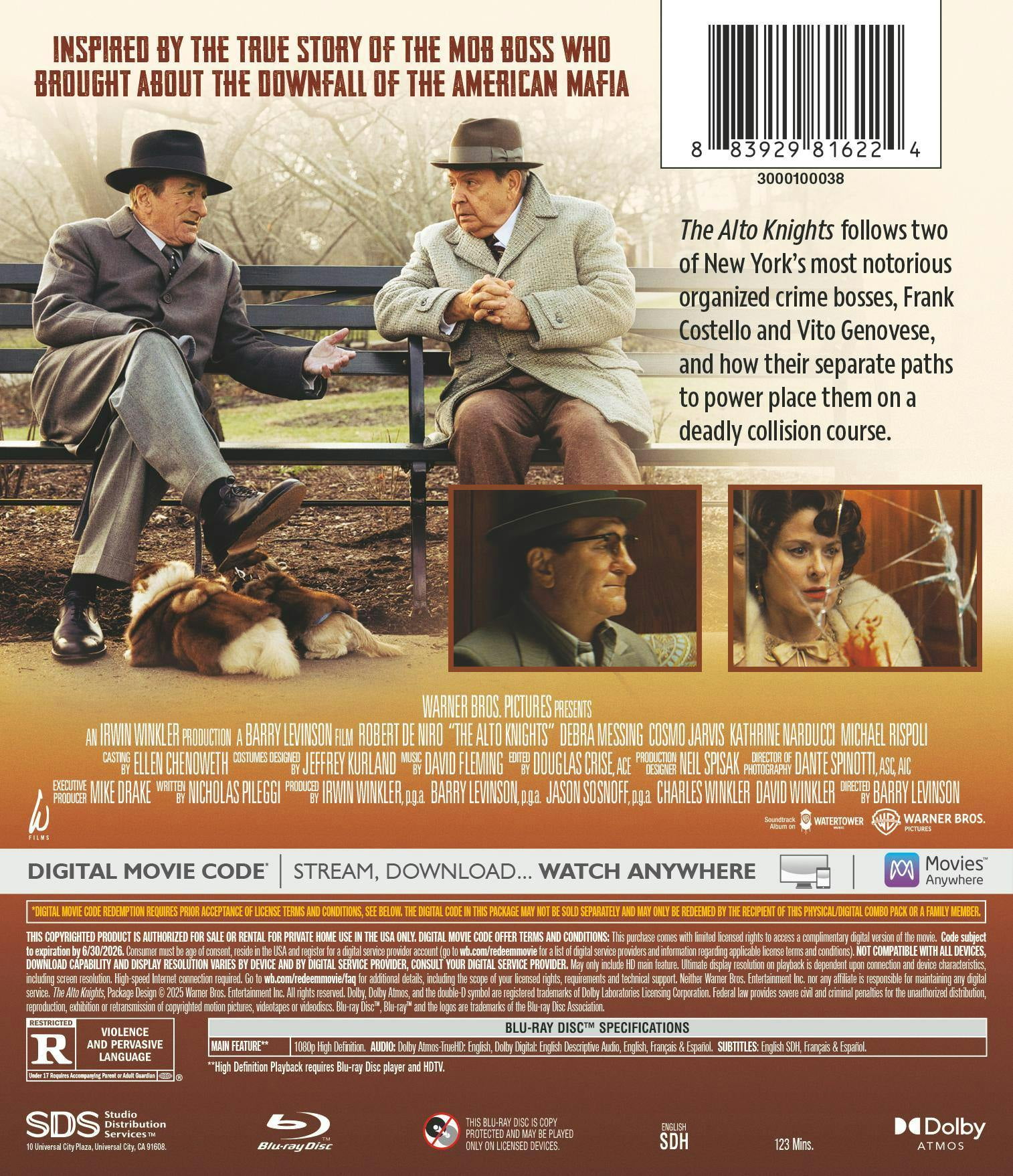 Warner Home Video The Alto Knights [DIGITAL VIDEO DISC