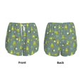 thumbnail image 3 of Pofeuu Cute Yoga Frogs Print Women's Athletic Shorts Running Workout Shorts Tummy Control Quick Dry Gym Shorts with Pockets Double layer sports shorts-X-Large, 3 of 7