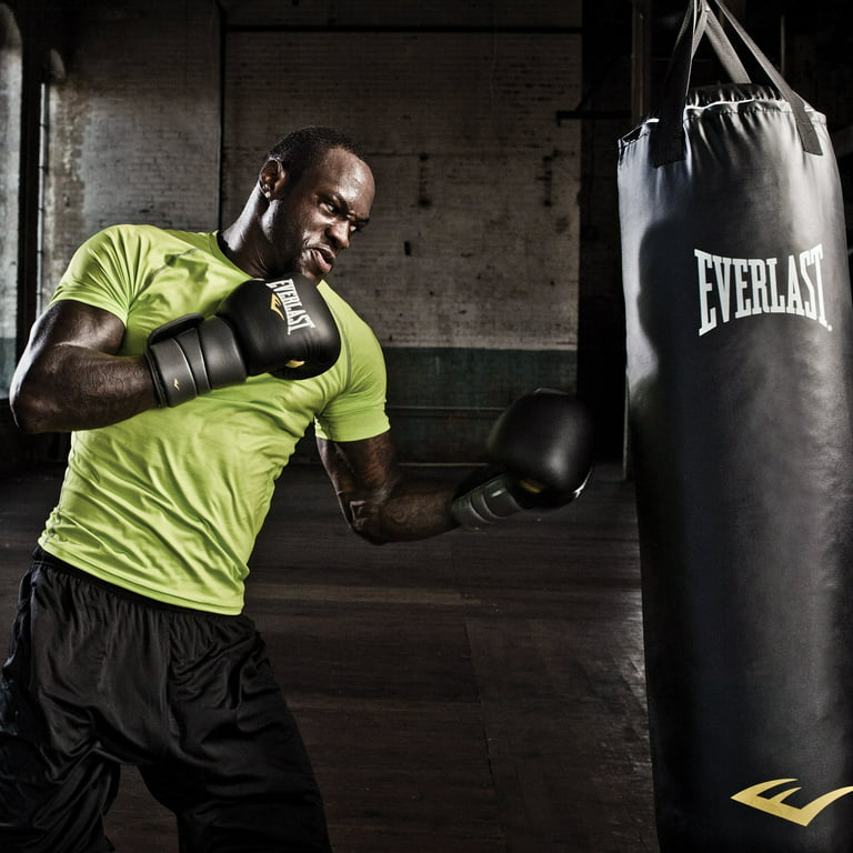 Verblinding premie auteursrechten Everlast Nevatear 100 Pound Gym Kick Boxing Punching Training Heavy Bag,  Black - Walmart.com