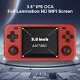 thumbnail image 2 of Consola Videojuegos O30S Retro Handheld 3.5 Pulgadas Pantalla Abierta (64G) Rojo, 2 of 9