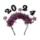 thumbnail image 2 of Diadema de Feliz año Nuevo para mujer, accesorios para el cabello, diademas elegantes, decoración para Cosplay, disfraz de cumpleaños, vacaciones, Fernando Aro para el pelo de año nuevo, 2 of 8
