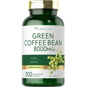 Green Coffee Bean Extract | 8000 mg | 300 Capsules | by Carlyle
