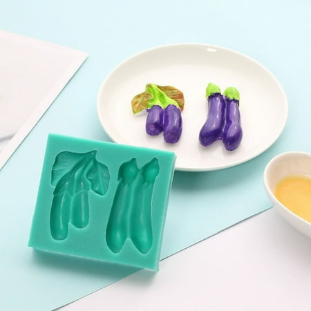 

Gaiseeis Vegetables Fondant Cake Silicone Molds Soap Chocolate Baking Moulds F