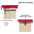 thumbnail image 5 of Smart Multi Utility 16inch Laptop, Accessories Carrying Case Commuter Bag for Work, College, Weekend Trips, School and Office, 5 of 7