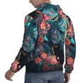 thumbnail image 6 of Salouo Colorful Floral Patterned Horse Pattern Men's Fall Hoodie Sweatshirt,Sport Hoodie with Pockets for Men Pullover Casual Hooded Sweatshirt-X-Large, 6 of 7