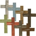 thumbnail image 4 of Ekena Millwork 16"W x 24"H x 3/4"D Vintage Farmhouse Cross, Barnwood Decor Collection, Chalk Dust White, 4 of 10