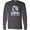 Grey, variant on Inktastic Grandpa Funny Lawn Mowing Long Sleeve T-Shirt