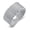Silver plated copper, variant on Silver Plated Copper Braided Mesh Ring, Round Shape, European and American Style, Women's Fashion Jewelry